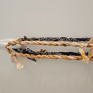 New Free People Movement-Bandana Twist (2) Blue and Yellow